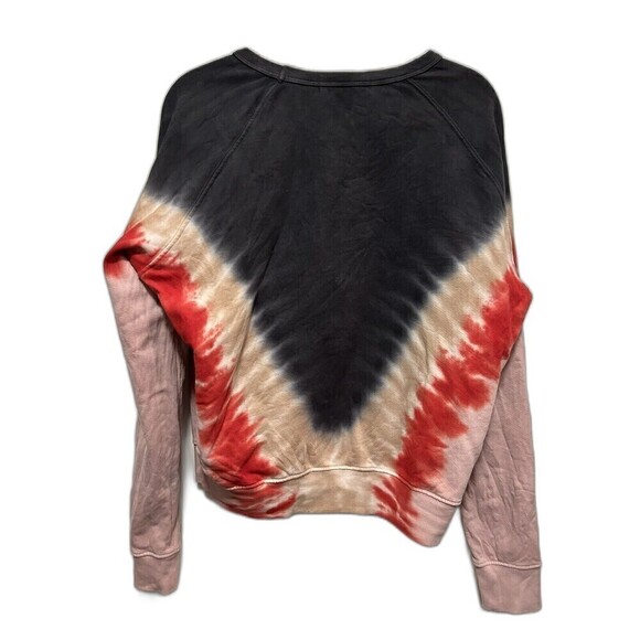 DAYDREAMER Flying V Varsity Sweatshirt Tie Dye Women’s S Crew Neck Pullover Y2K - Picture 2 of 16